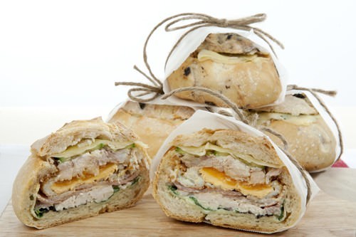 Chicken Caesar Muffuletta Chicken Caesar Muffuletta