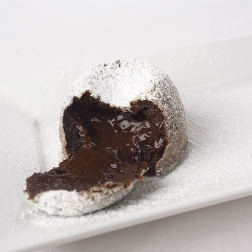 Chocolate Fondant Cake Inside Chocolate Fondant Cake