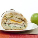 Layered Chicken Muffuletta for lunch