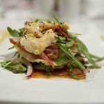 Salmon & Prawn Stack Salad Entree