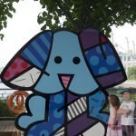 Sentosa Boardwalk Puppy Sculpture