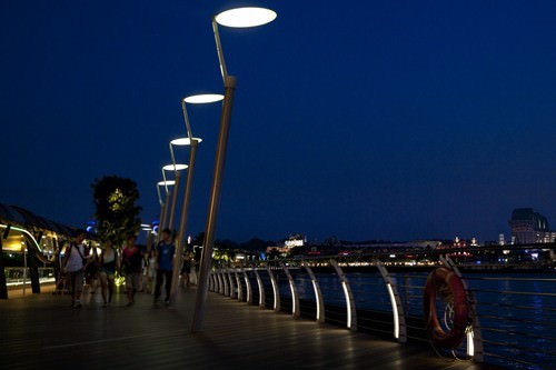 Sentosa Boardwalk lightinging