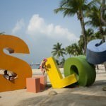 Siloso Beach Sign