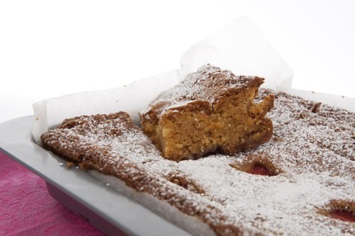 Strawberry Blondie Slice Strawberry Blondie Slice