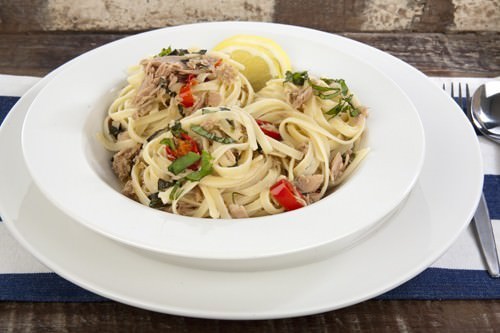 Tuna Linguine w Lemon Chili Tuna Linguine w Lemon Chili
