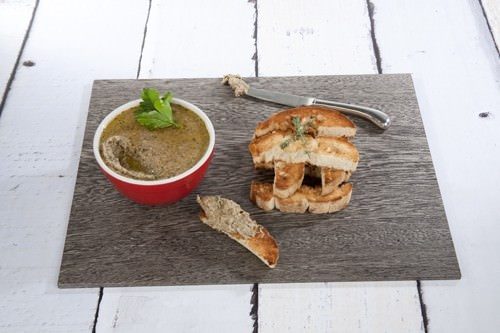 Mushroom Pate with Truffle Oil