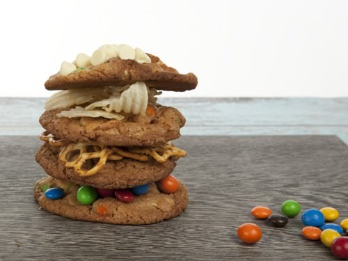 Compost Cookie Stack