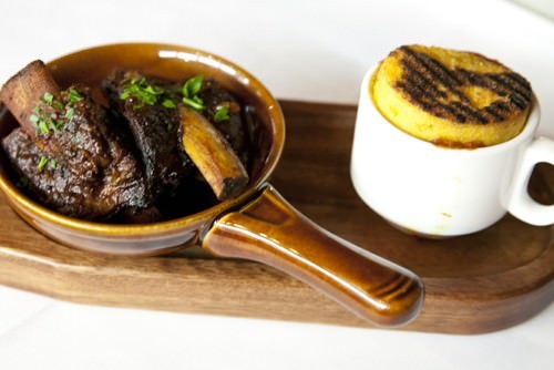 Lamb & Polenta Pie and Slow Cooked Ribs