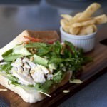 Poached Chicken and Cashew Sandwich
