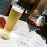 Sangria and Spanish Estrella Damm Lager