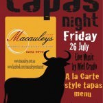 Macauleys Tapas Evening