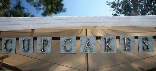 Cupcake Banner