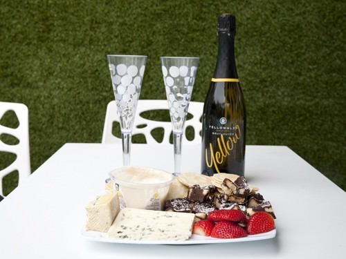 Cheese, Chocolate & Wine Platter