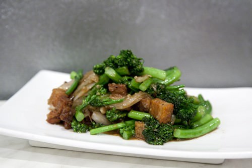 Stir Fried Pork Belly w Greens