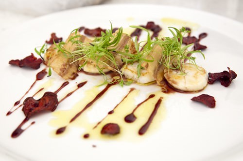 Seared Scallops -Flooded Gums Restaurant