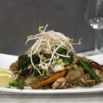 Stir Fried Thai Noodle w BBQ Prawn
