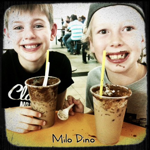 Two Milo Dino Smiles -Instagram