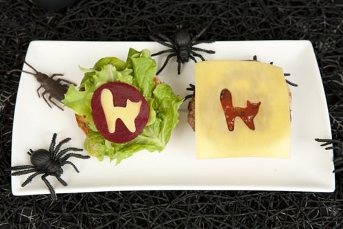 Spooky Halloween Burgers