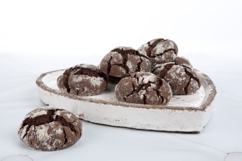 Chocolate Crinkle Top Cookies