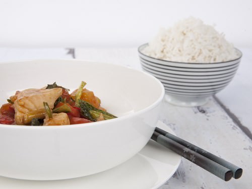 Sweet & Sour Fish w Rice Sweet & Sour Fish w Rice