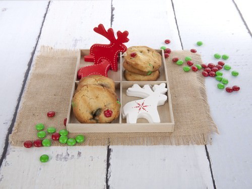 Christmas Cookies w Wooden Decorations