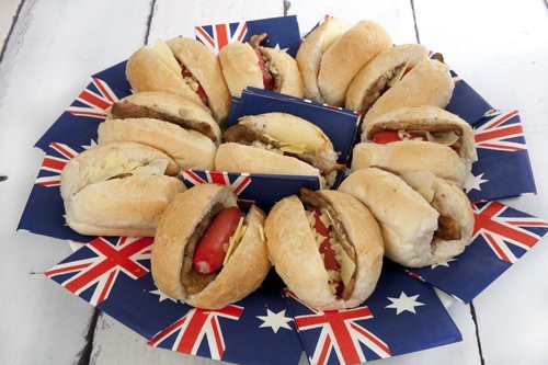 Australia Day Hot Dogs