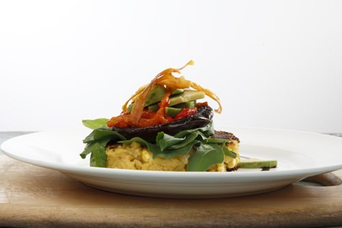 Corn & Polenta Stack