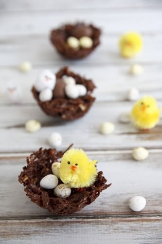 Three Easter Egg Nests