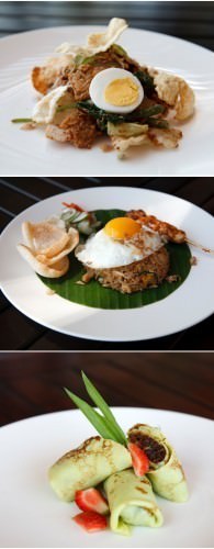 Balinese Three Course Cooking Class Menu