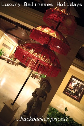 Balinese Umbrellas - Cheap Bali Holidays