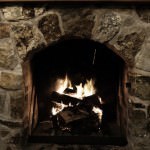 Bruny Island Accommodation Fireplace