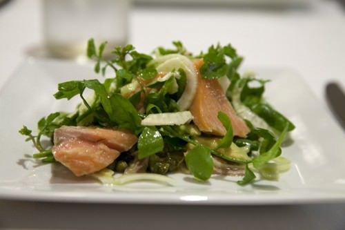 Hot Smoked Salmon Salad
