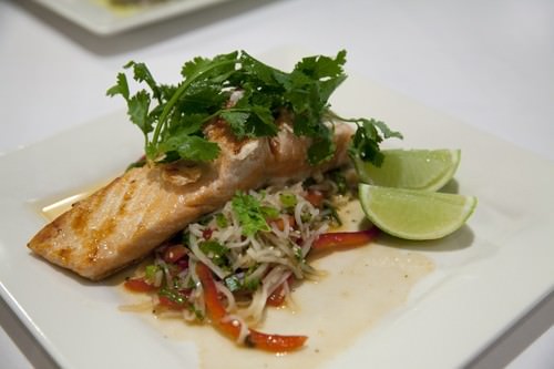 Tasmanian Trout on Noodle Salad