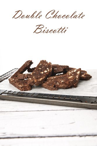 Double Chocolate Biscotti - Pin Me Double Chocolate Biscotti Pin