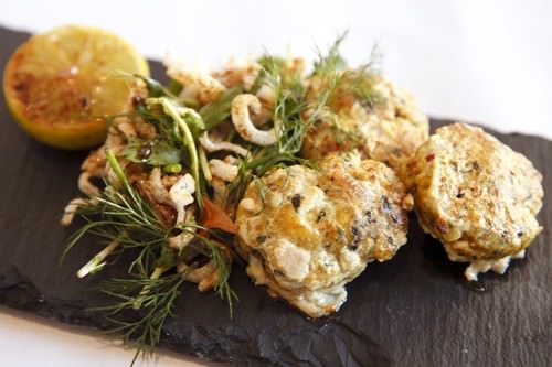 Crocodile Cakes w Caramelised Lime