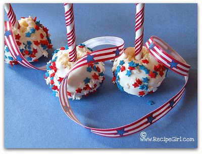 4th of July Cake Pops