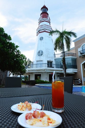 Complimentary Afternoon snacks lighthouse view