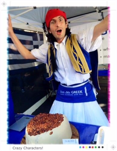 Greek Dessert Stand