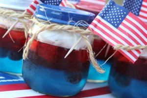 4th of July Party Jello Snacks