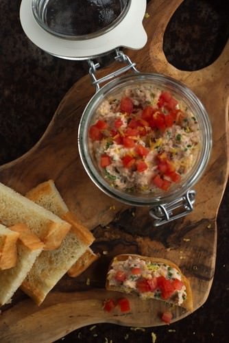 le pot de salmon rillettes