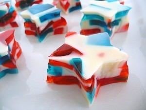 Stained Glass Jello Star