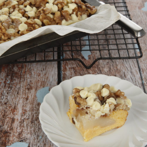 Pear & White Chocolate Sheet Cake Taste