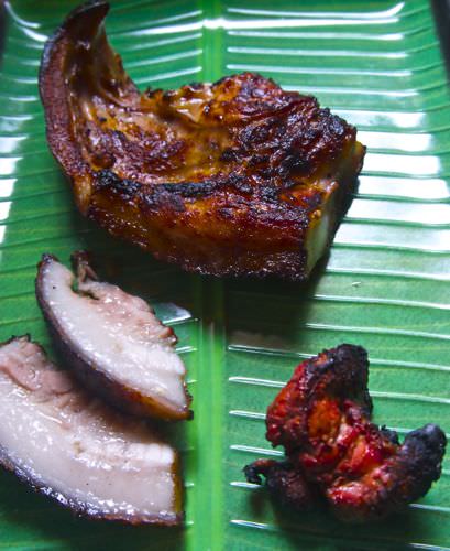 Sisig - grilled pork and liver