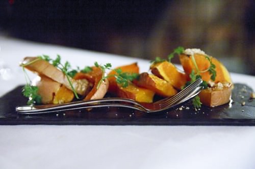 Baked Honey Pumpkin with Roasted Nuts