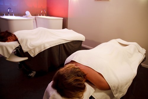 Mr GG & Me ready for our Massage