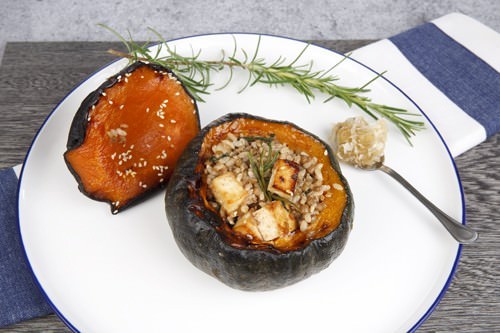 Stuffed Pumpkin Plated Stuffed Pumpkin Plated