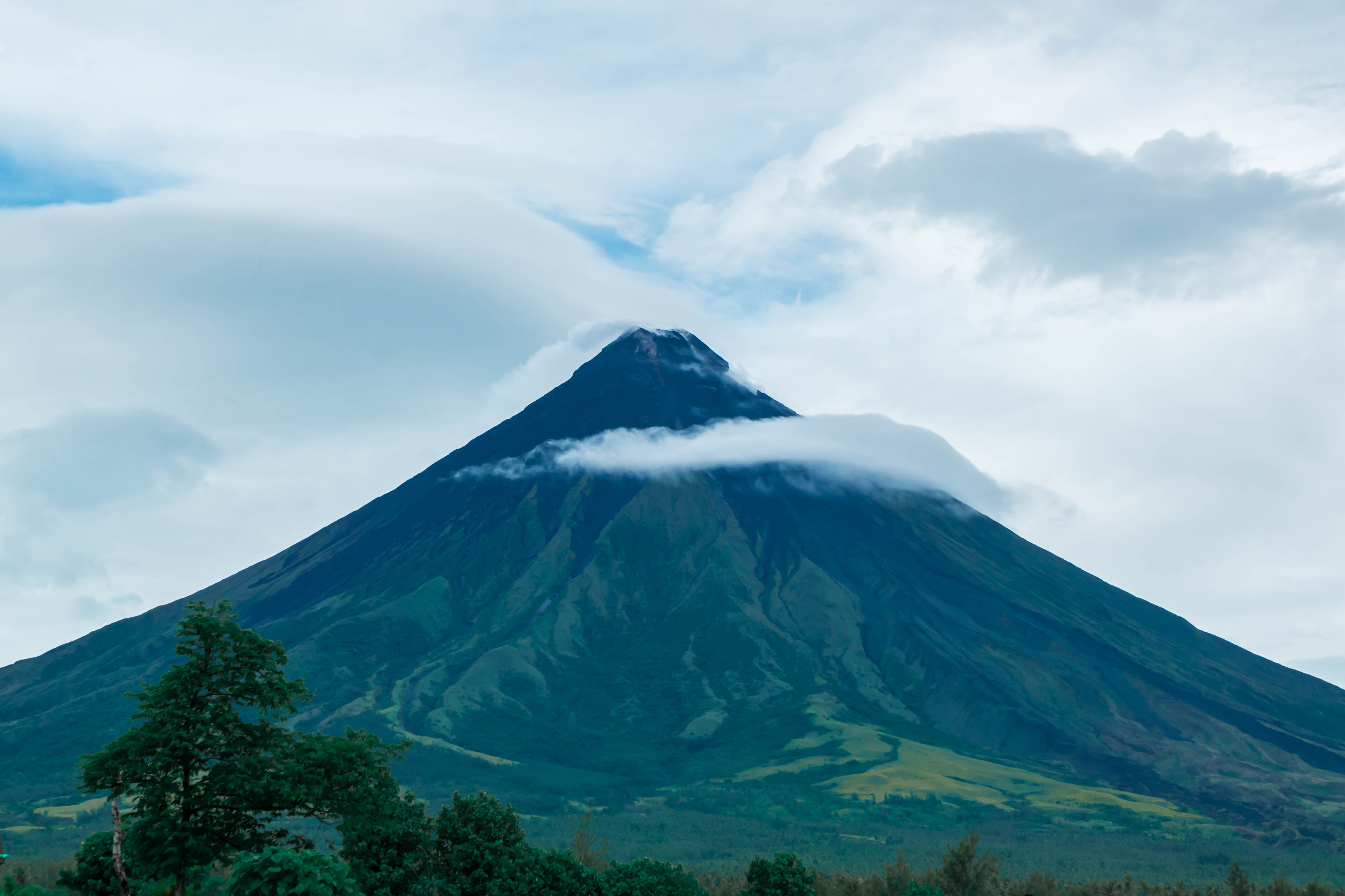 Mayon Volcano - rainy