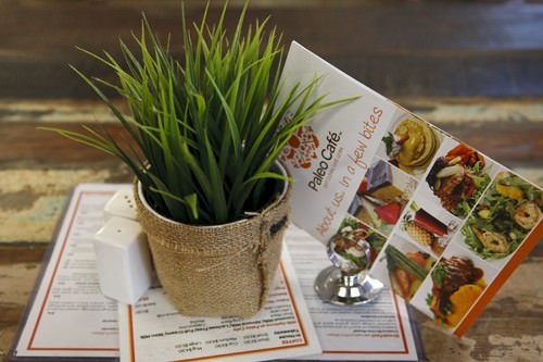 Paleo Cafe Menu