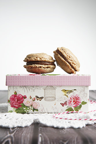 Chocolate Macaron Duo Chocolate Macaron Duo
