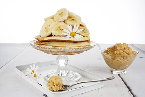 Maple Syrup & Banana Pancake Stack Maple Syrup & Banana Pancake Stack
